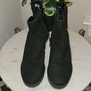 Black Suede Ankle Boots